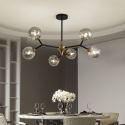 Glass Globe Ball Chandelier Magic Bean Pendant Light Living Room Dining Room 1323