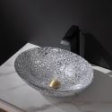 Oval Glass Wash Basin Bowl 