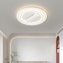 Bladeless Fan Light Remote Control Energy Saving LED Flush Mount